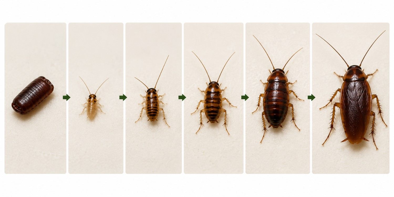How Baby Cockroaches Change