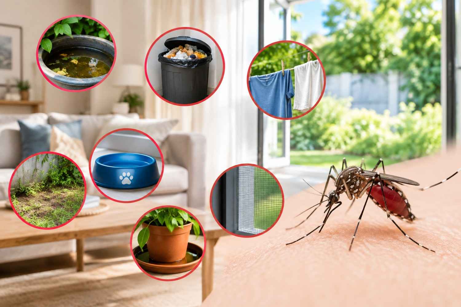 mosquito infestation at home
