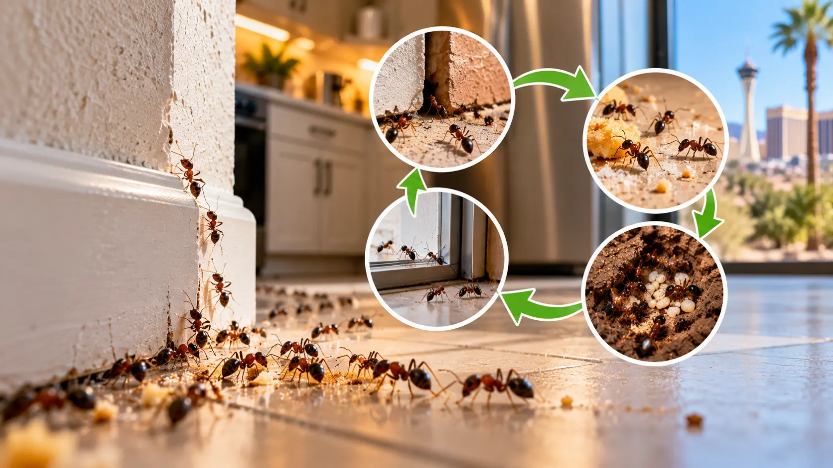 ants keep coming back into homes
